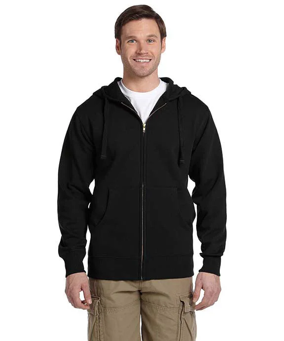 High Street Series EC5650 - Econscious Mens Organic/Recycled Full-Zip Hooded Sweatshirt