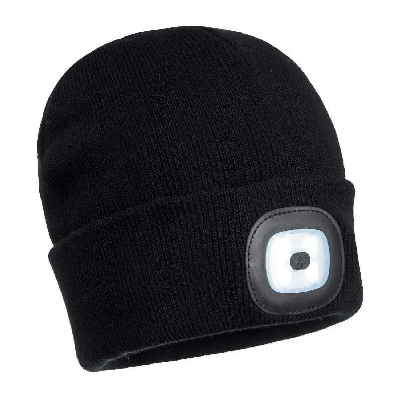 Modern City Rechargeable Twin LED Beanie