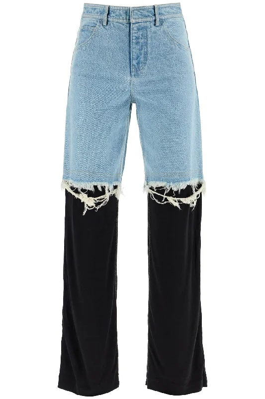 Casual Ease CHRISTOPHER ESBER high-waisted jeans with jersey inserts