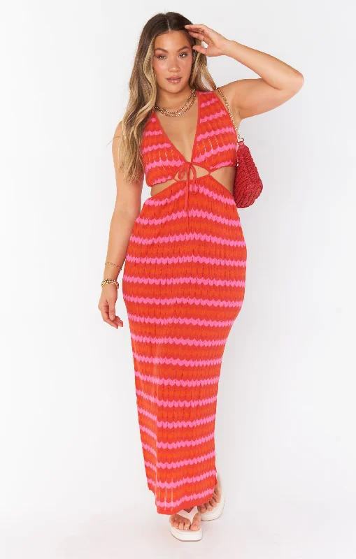 Fashion Concept Maizy Cut Out Dress ~ Paradise Island Knit