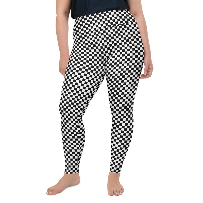 Trendy Casuals Checkered Plus Size Leggings