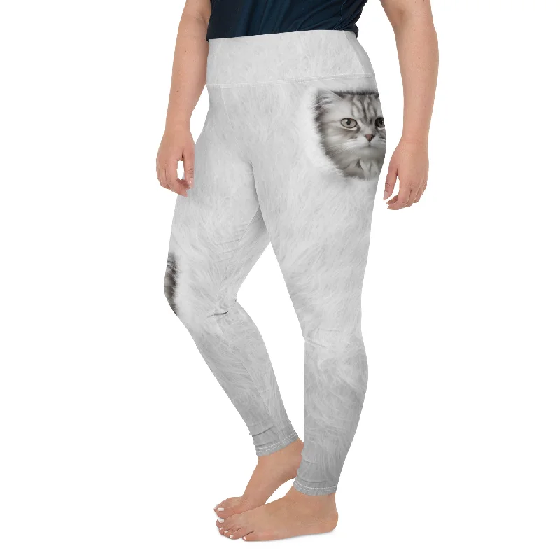 Cute Style Cute Cozy Cat Plus Size Leggings