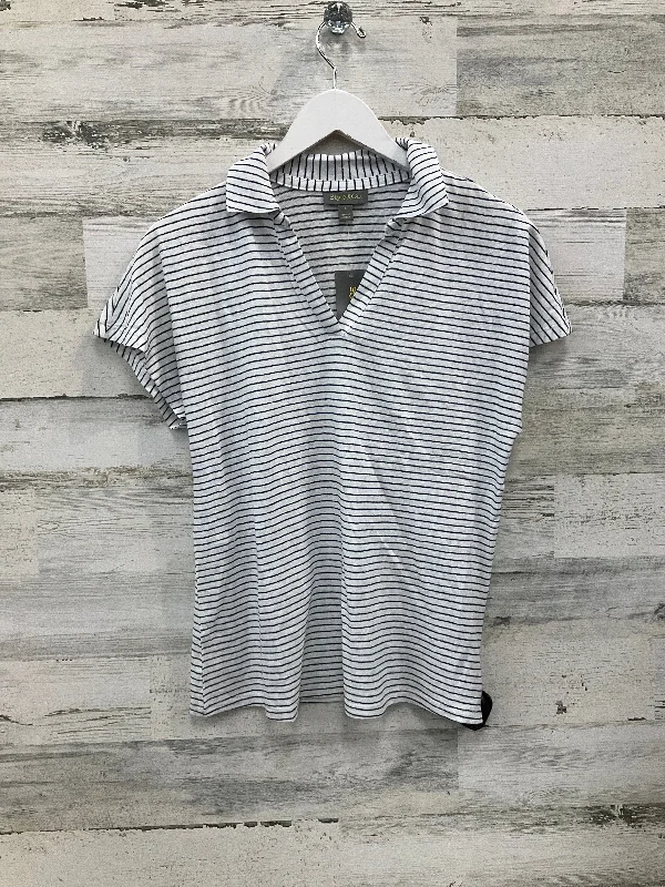 Stylish Wear Top Short Sleeve By Style And Company In White, Size: S