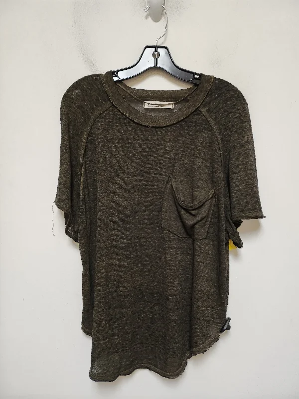 Everyday Outfits Top Short Sleeve By We The Free In Green, Size: S