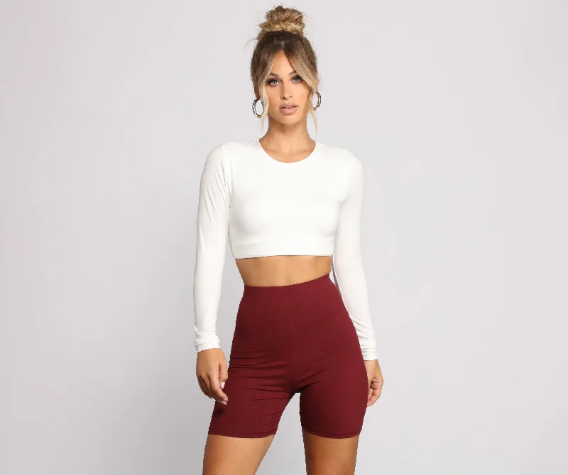 Bright Colors Hype It Up Crop Top