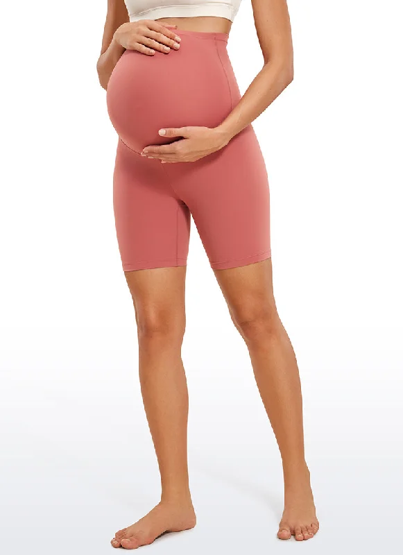 High-end Fabrics Butterluxe Maternity Shorts 6''- Super High Waist